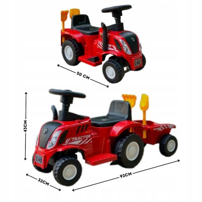 Jeździk traktor dla dzieci 12m+ – bezpieczna i interaktywna zabawka