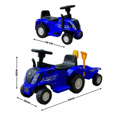 Jeździk traktor dla dzieci 12m+ – bezpieczna i interaktywna zabawka