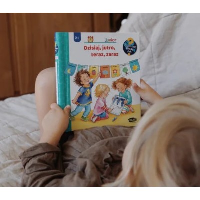 „Dzisiaj, jutro, teraz, zaraz” – książka z okienkami o czasie dla dzieci | 4mini.pl