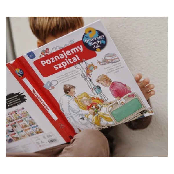 Poznajemy szpital, książka z okienkami Wydawnictwo SAM