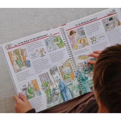 Z wizytą u lekarza i w szpitalu – książka edukacyjna dla dzieci Z wizytą u lekarza i w szpitalu – książka edukacyjna dla dzieci