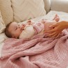 Dzianinowy kocyk bawełniany – 100% bawełna organiczna 75 x 100 cm  Babyono