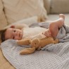 Dzianinowy kocyk bawełniany – 100% bawełna organiczna 75 x 100 cm Babyono