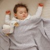Dzianinowy kocyk bawełniany – 100% bawełna organiczna 75 x 100 cm Babyono