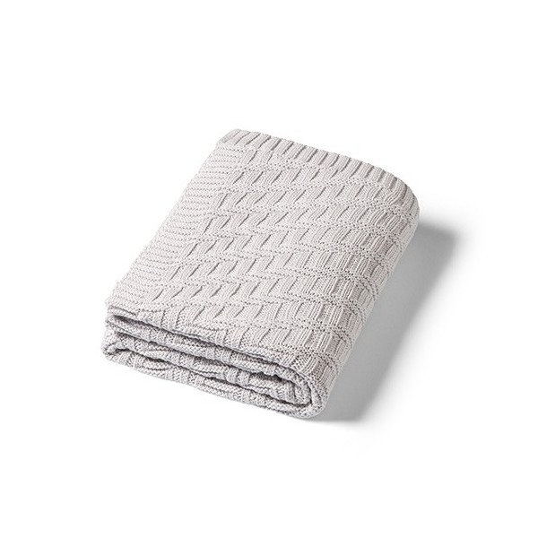 Dzianinowy kocyk bawełniany – 100% bawełna organiczna 75 x 100 cm Babyono