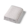 Dzianinowy kocyk bawełniany – 100% bawełna organiczna 75 x 100 cm Babyono