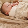 Dzianinowy kocyk bawełniany – 100% bawełna organiczna 75 x 100 cm Babyono