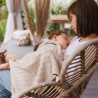 Dzianinowy kocyk bawełniany – 100% bawełna organiczna 75 x 100 cm Babyono