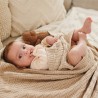 Dzianinowy kocyk bawełniany – 100% bawełna organiczna 75 x 100 cm Babyono