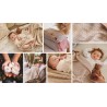 Dzianinowy kocyk bawełniany – 100% bawełna organiczna 75 x 100 cm Babyono