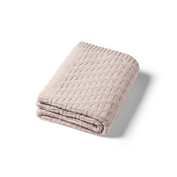 Dzianinowy kocyk bawełniany – 100% bawełna organiczna 75 x 100 cm Babyono