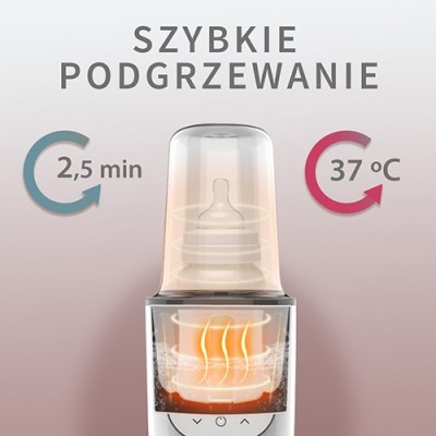 Podgrzewacz z funkcją sterylizacji – szybkie podgrzewanie mleka i jedzenia dla dzieci