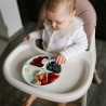 Silikonowy talerzyk z przyssawką miętowy Babyono