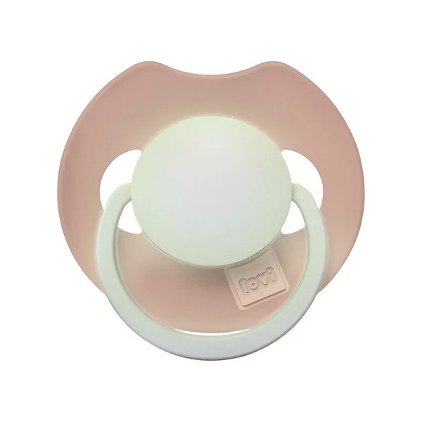 Smoczek silikonowy dynamiczny LOVI Prime ​0-6m 1 szt Blush Glow
