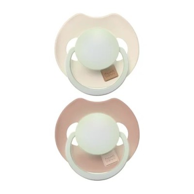 Smoczki silikonowe LOVI 2 szt Ivory Glow/Blush Glow 6-18m – świecący, dynamiczny i bezpieczny dla rozwoju Smoczki silikonowe LOVI 2 szt Ivory Glow/Blush Glow 6-18m – świecący, dynamiczny i bezpieczny dla rozwoju