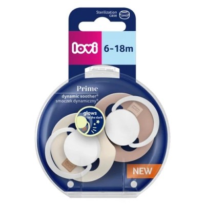 Smoczki silikonowe LOVI 2 szt Ivory Glow/Blush Glow 6-18m – świecący, dynamiczny i bezpieczny dla rozwoju Smoczki silikonowe LOVI 2 szt Ivory Glow/Blush Glow 6-18m – świecący, dynamiczny i bezpieczny dla rozwoju