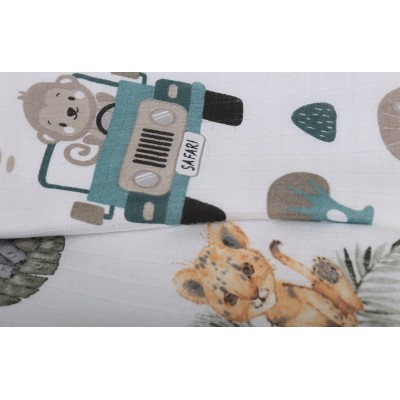 Pieluchy tetrowe 60x80 5-pak dżungla snów – 100% Bawełna | Babymam