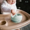 Silikonowa miseczka z przyssawką miętowa Babyono