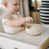 Silikonowa miseczka z przyssawką beżowa Babyono