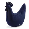 Poduszka Kura Babci Dany Velvet ROYAL NAVY – miękka i sprężysta poduszka do karmienia, snu i odpoczynku