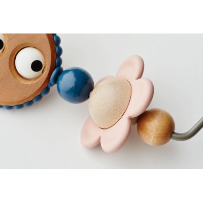 BABYBJÖRN Zabawka do leżaczka Googly Eyes Pastels – rozwój i zabawa od pierwszych tygodni życia