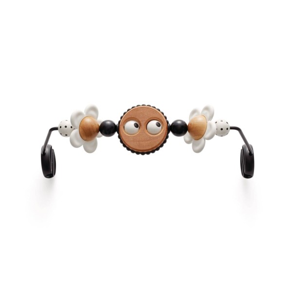 BABYBJÖRN Zabawka do leżaczka Googly Eyes Black and White – rozwój i zabawa od pierwszych tygodni życia