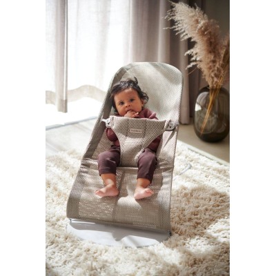 Leżaczek BabyBjörn Bliss Mesh Szary Beż – ergonomiczny, bezpieczny i wygodny dla dziecka Leżaczek BabyBjörn Bliss Mesh Szary Beż – ergonomiczny, bezpieczny i wygodny dla dziecka