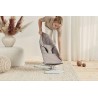 Leżaczek BabyBjörn Bliss Woven Petal Quilt Piaskowoszary – ergonomiczny, certyfikowany, przenośny i wygodny dla dziecka