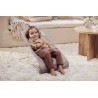 Leżaczek BabyBjörn Bliss Woven Petal Quilt Piaskowoszary – ergonomiczny, certyfikowany, przenośny i wygodny dla dziecka