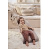 Leżaczek BabyBjörn Bliss Woven Petal Quilt Piaskowoszary – ergonomiczny, certyfikowany, przenośny i wygodny dla dziecka
