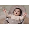 Leżaczek BabyBjörn Bliss Woven Petal Quilt Piaskowoszary – ergonomiczny, certyfikowany, przenośny i wygodny dla dziecka