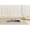 Leżaczek BabyBjörn Bliss Woven Petal Quilt Jasnoszary – ergonomiczny, certyfikowany, przenośny i wygodny dla dziecka