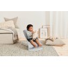 Leżaczek BabyBjörn Bliss Woven Petal Quilt Jasnoszary – ergonomiczny, certyfikowany, przenośny i wygodny dla dziecka