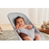 Leżaczek BabyBjörn Bliss Woven Petal Quilt Jasnoszary – ergonomiczny, certyfikowany, przenośny i wygodny dla dziecka