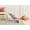 Leżaczek BabyBjörn Bliss Woven Petal Quilt Jasnoszary – ergonomiczny, certyfikowany, przenośny i wygodny dla dziecka