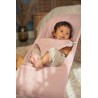 Leżaczek BabyBjörn Bliss Woven Petal Quilt Zgaszony Róż – ergonomiczny, przenośny, bezpieczny i certyfikowany