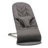 Leżaczek BabyBjörn Bliss Woven Petal Quilt Antracyt – ergonomiczny leżaczek i fotelik 2w1, wygoda i bezpieczeństwo