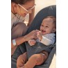 Leżaczek BabyBjörn Bliss Woven Petal Quilt Antracyt – ergonomiczny leżaczek i fotelik 2w1, wygoda i bezpieczeństwo