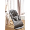 Leżaczek BabyBjörn Bliss Woven Petal Quilt Antracyt – ergonomiczny leżaczek i fotelik 2w1, wygoda i bezpieczeństwo