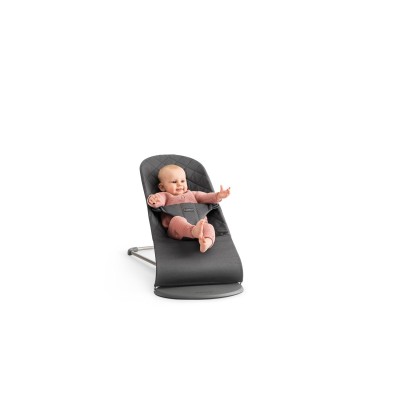 Leżaczek BabyBjörn Bliss Woven Antracytowy – ergonomiczny leżaczek i fotelik 2w1, komfort i bezpieczeństwo dziecka
