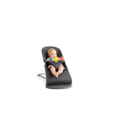 Leżaczek BabyBjörn Bliss Woven Antracytowy – ergonomiczny leżaczek i fotelik 2w1, komfort i bezpieczeństwo dziecka