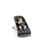 Leżaczek BabyBjörn Bliss Woven Antracytowy – ergonomiczny leżaczek i fotelik 2w1, komfort i bezpieczeństwo dziecka