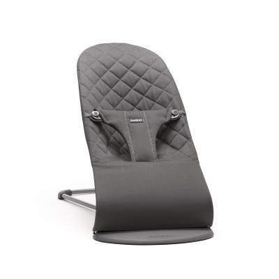 Leżaczek BabyBjörn Bliss Woven Antracytowy – ergonomiczny leżaczek i fotelik 2w1, komfort i bezpieczeństwo dziecka