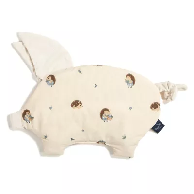 Poduszka Sleepy Pig Velvet BERRY HENRY – płaska poduszka dla niemowląt, do wózka, snu i drzemek