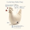 Poduszka Kura Babci Dany Teddy Bear LATTE – miękka, puszysta poduszka do karmienia, relaksu i podróży