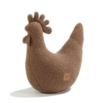Poduszka Kura Babci Dany Teddy Bear LATTE – miękka, puszysta poduszka do karmienia, relaksu i podróży