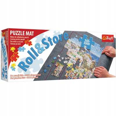 Mata Trefl 60986 do Układania Puzzli 500–3000 Elementów z Tubą – Przechowywanie i Organizacja
