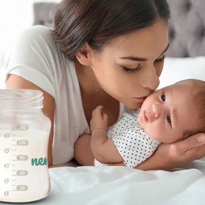 Butelka do karmienia Neno Bottle 150 ml – antykolkowa, bezpieczna i kompatybilna z laktatorami