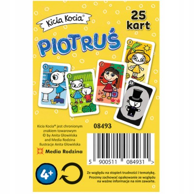Gra Piotruś Kicia Kocia karciana dla dzieci 4+ | Trefl 08463
