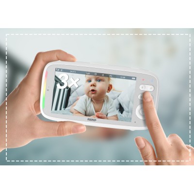 Neno Vista – Obrotowa Wideo-Niania HD z Dużym Odbiornikiem i Dwukierunkową Komunikacją